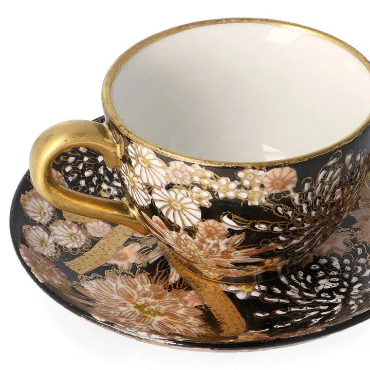 KUTANI WARE DEMITASSE CUP “KINSAI A” / YASOKICHI TOKUDA IV