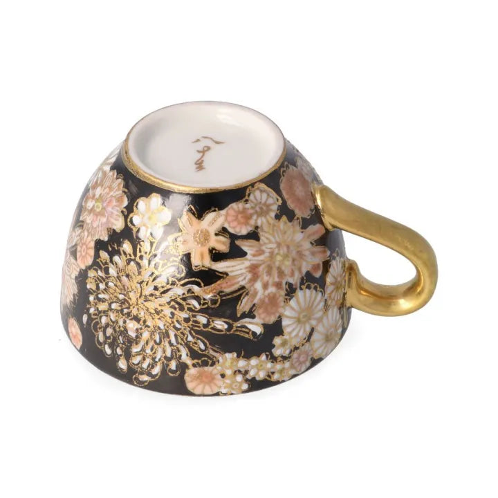 KUTANI WARE DEMITASSE CUP “KINSAI A” / YASOKICHI TOKUDA IV