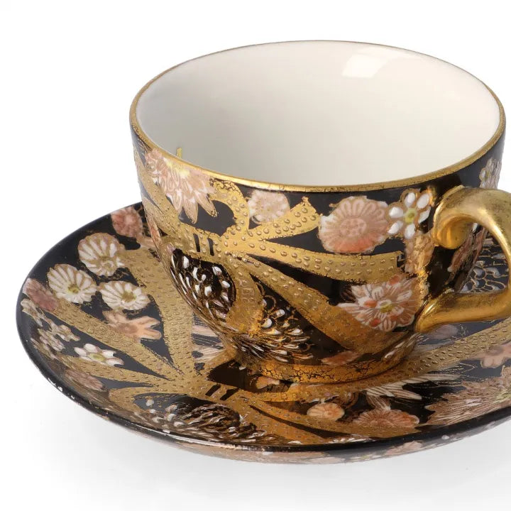 KUTANI WARE DEMITASSE CUP “KINSAI B” / YASOKICHI TOKUDA IV