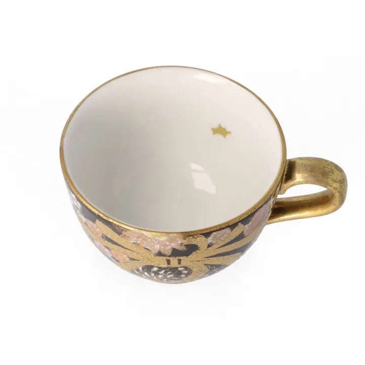 KUTANI WARE DEMITASSE CUP “KINSAI B” / YASOKICHI TOKUDA IV