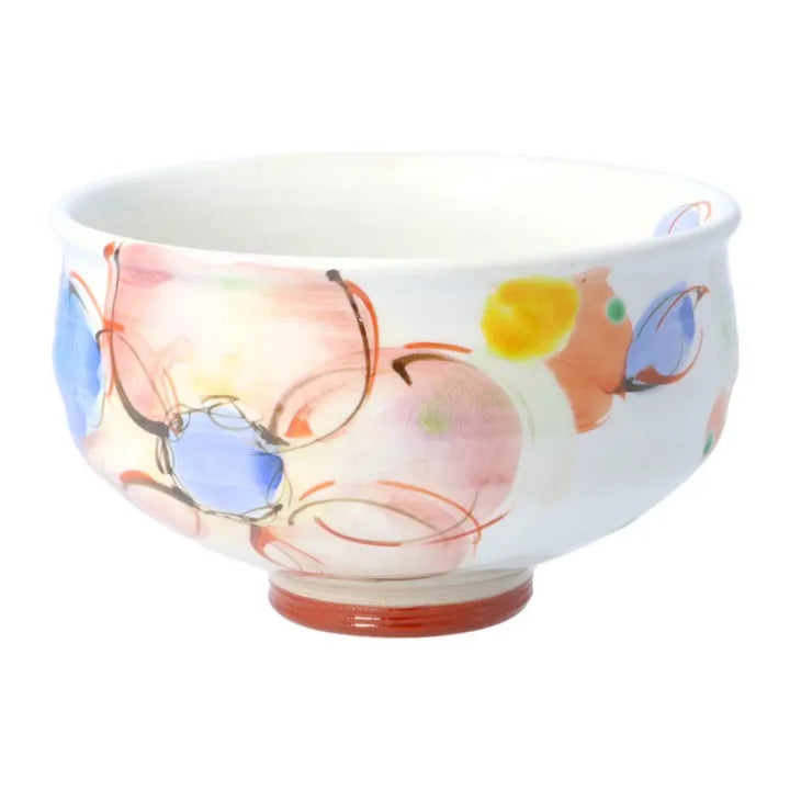 KUTANI WARE MATCHA BOWL – DANCING IN THE WIND / KOKUZOU KILN