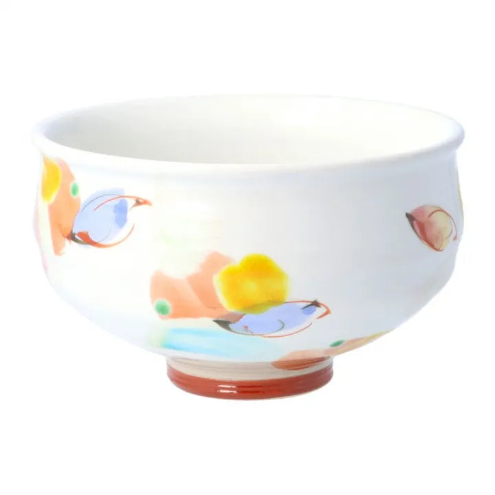 KUTANI WARE MATCHA BOWL – DANCING IN THE WIND / KOKUZOU KILN