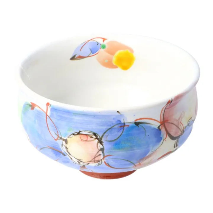 KUTANI WARE MATCHA BOWL – DANCING IN THE WIND / KOKUZOU KILN