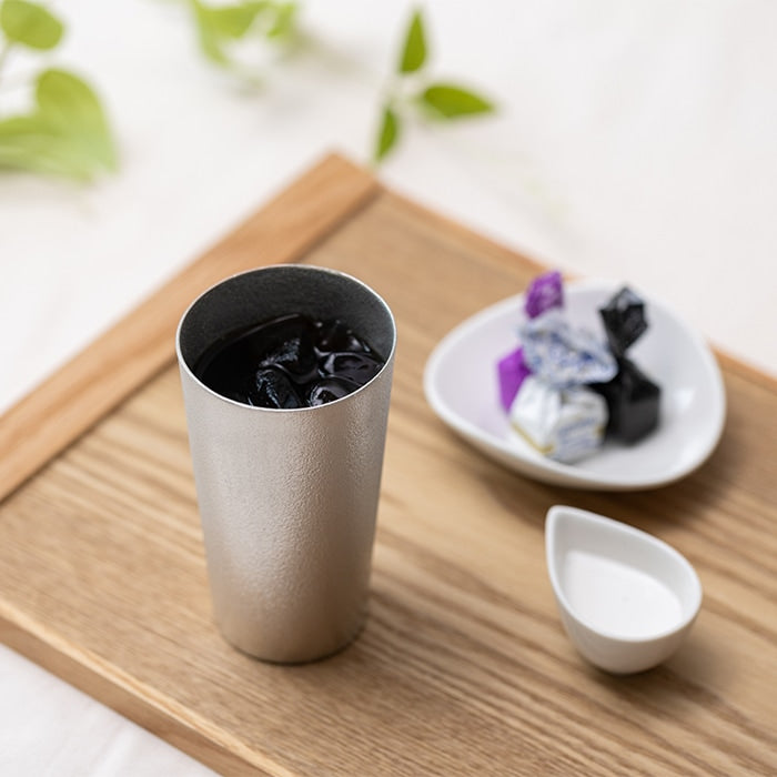 JAPANESE NOUSAKU BEER CUP – HANDCRAFTED TINWARE