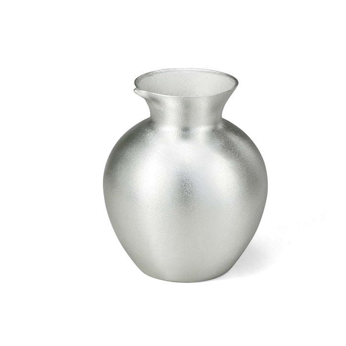 NOUSAKU JAPANESE TIN TOKKURI – HANDMADE SAKE CARAFE FROM TAKAOKA