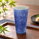 ARITA WARE COSMOS BLAST FINE-STRIPED TUMBLER / RISO KILN