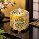 JAPANESE KUTANI WARE INCENSE BURNER - HANA-ZUME
