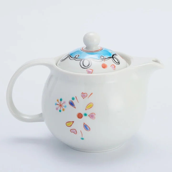 KUTANI WARE ROUND POT(FESTIVAL) /GINSYUU KILN