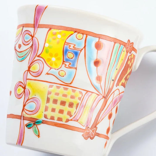 KUTANI WARE MUG CUP DYNASTY /GINSYUU KLIN