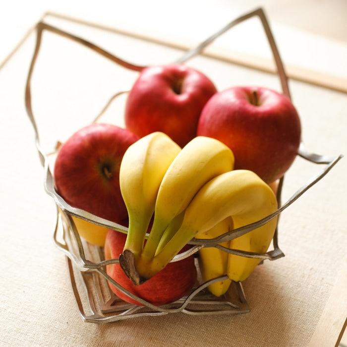 NOUSAKU KAGO SQUARE L – LARGE JAPANESE FLEXIBLE TIN BASKET