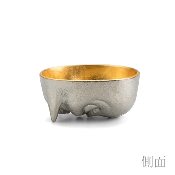 NOUSAKU GUINOMI DEMON MASK CUP - MEDIUM - GOLD LEAF