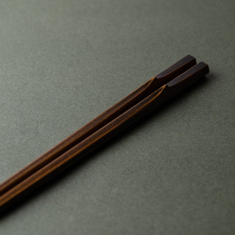 WAKASA-NURI HEXAGONAL BAMBOO CHOPSTICKS PAIR (COUPLE SET)