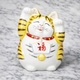 KUTANI PORCELAIN MANEKI NEKO WITH EMA PLAQUE – GOLD DETAILING
