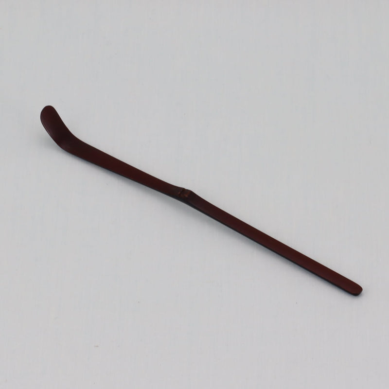 WAJIMA LACQUERWARE CHASHAKU SETSUGEKKA MAKIE DESIGN, TRADITIONAL JAPANESE TEA CEREMONY SPOON