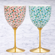 JAPANESE WINE GLASS KUTANI KAMON