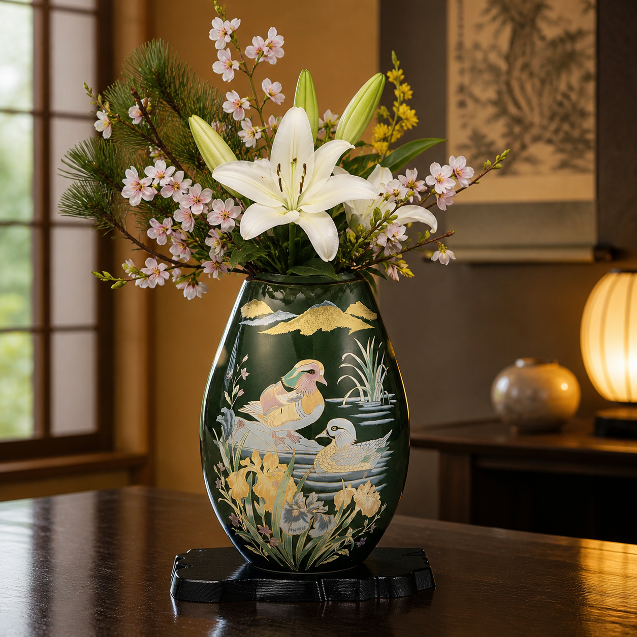 Japanese Ceramic Vase | Kutani Ware & Handmade Traditional
