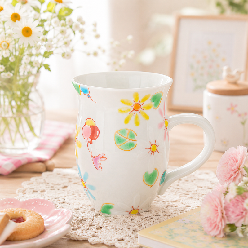 KUTANI WARE MUG CUP “HIDAMARI” / GINSYHUU KILN