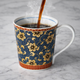 KUTANI JAPANESE MUG AOCHIUBU TESSEN