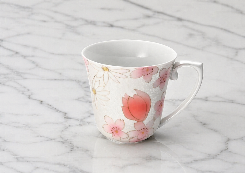ARITA WARE CHERRY BLOSSOM MUG/ TASEI KILN