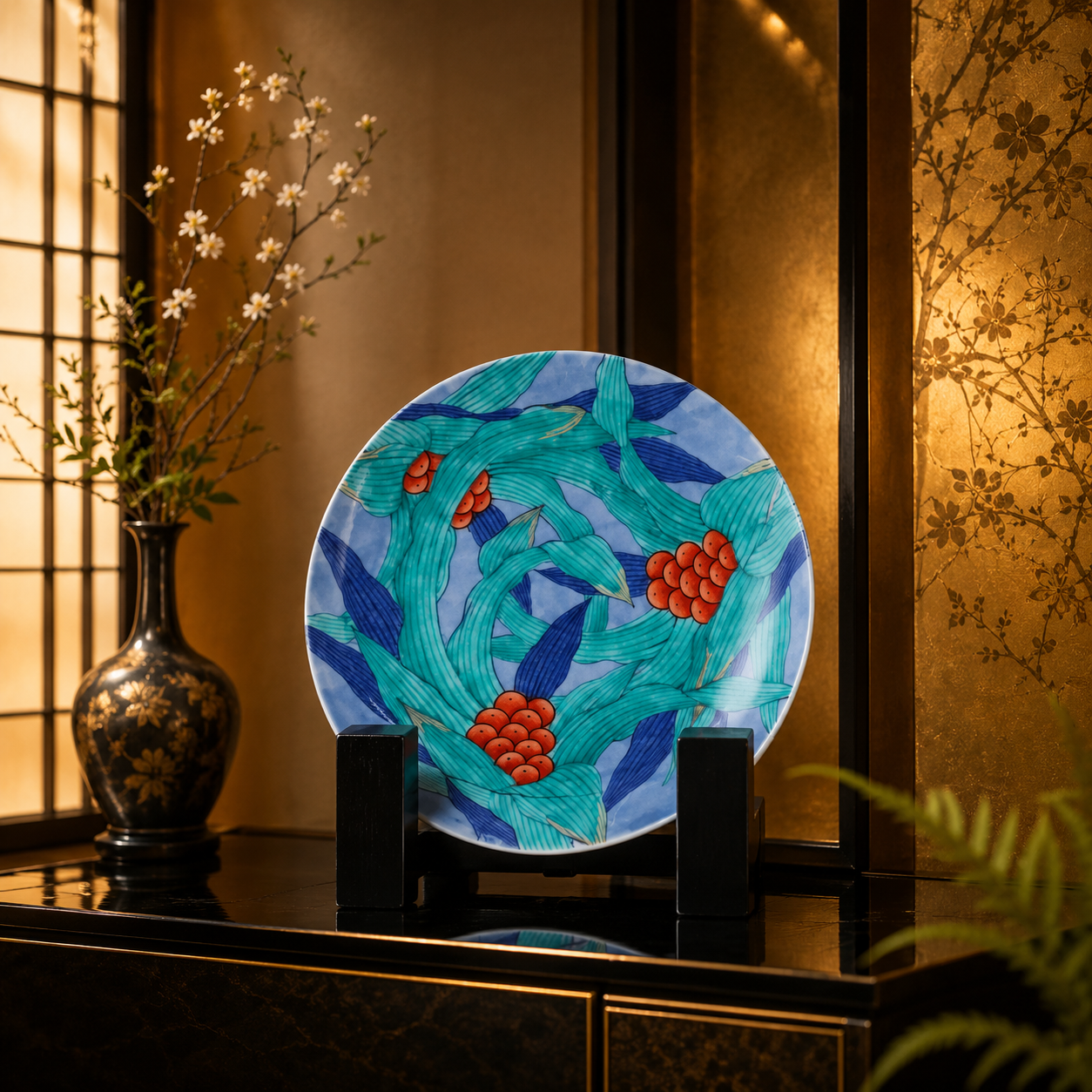 Arita Ware Decorative Plate