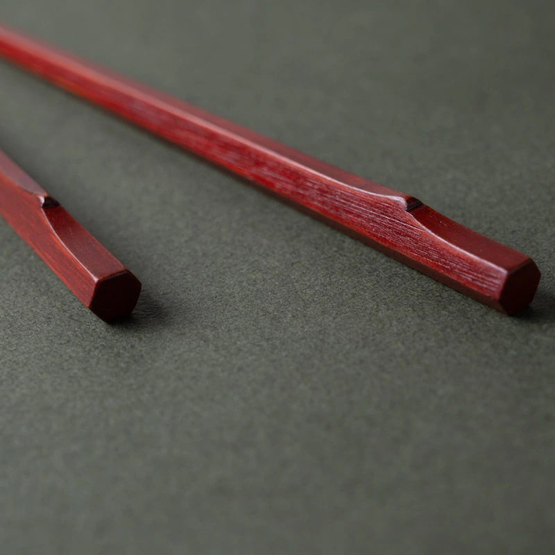 WAKASA-NURI HEXAGONAL BAMBOO CHOPSTICKS PAIR (COUPLE SET)