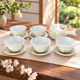 ARITA WARE ARITA WARE TEA SET “KIKUBAI IRIDESCENT CHERRY BLOSSOM” / TASEI KLIN