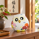 KUTANI WARE OWL FIGURINE HANAMORI