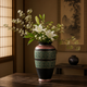 KUTANI WARE FLOWER VASE GOLDEN ARABESQUE
