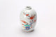 ARITA WARE NATSUME-SHAPED SINGLE FLOWER VASE – PLUM AND BIRD DESIGN / KAKIEMON KILN