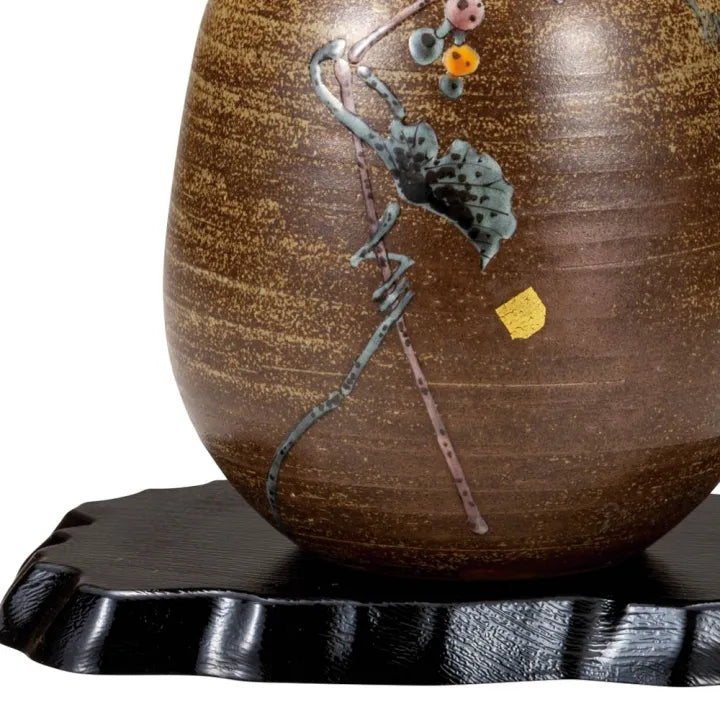 WILD GRAPE KUTANI JAPANESE FLOWER VASE