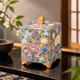 JAPANESE KUTANI WARE INCENSE BURNER HANA-ZUME