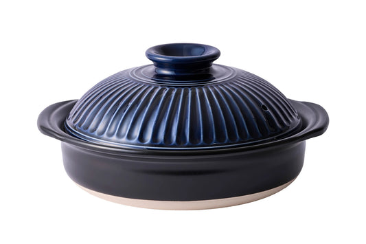 DONABE GINPO (JAPANESE CLAY POT) KIKKA  – SIZE 8