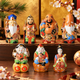 KUTANI SEVEN LUCKY GODS ORNAMENT – “MORI” DECORATIVE DESIGN