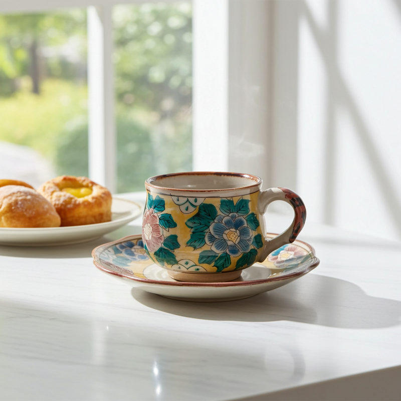 BIZAN KLIN KUTANI NAWATE COFFEE YOSHIDAYA PEONY