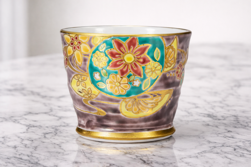 BIZAN KLIN KUTANI JAPANESE MUG CUP UMIGAME
