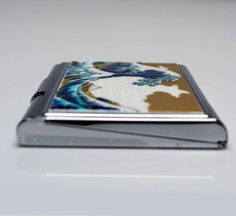 KUTANI JAPANESE CARD CASE WAVE /SEIKOU KLIN