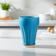 KUTANI WARE TURQUOISE GLAZE TUMBLER – HANDCRAFTED BY KOKUZOU KILN
