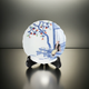 ARITA WARE DECORATIVE PLATE “KIKYO RIM SHODAI PATTERN” – KAKIEMON KILN (6-INCH)
