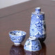 JAPANESE KUTANI PORCELAIN TOKKURI & OCHOKO SET 