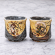 JAPANESE KUTANI PORCELAIN YUNOMI TEA CUP SET 