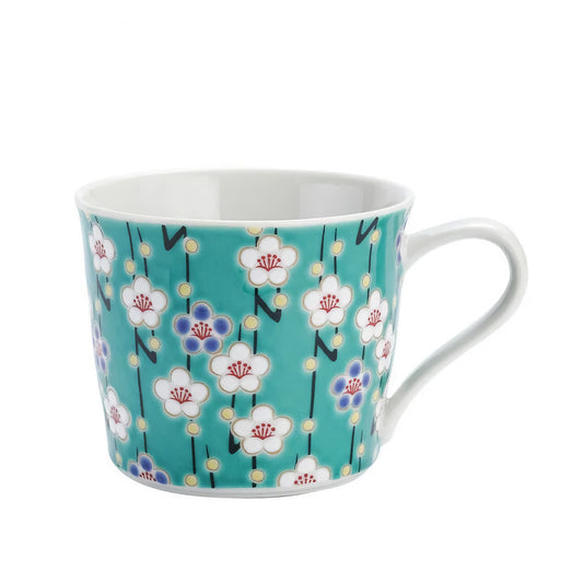 KUTANI JAPANESE MUG CUP PLUM /SEIKOU KILN