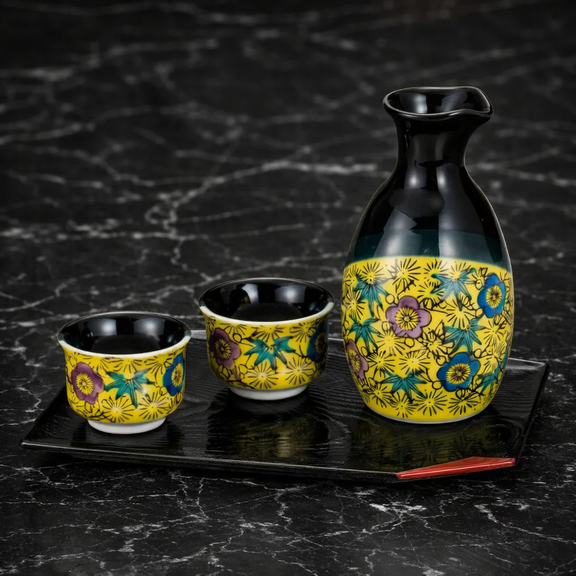 KUTANI JAPANESE SAKE SET 