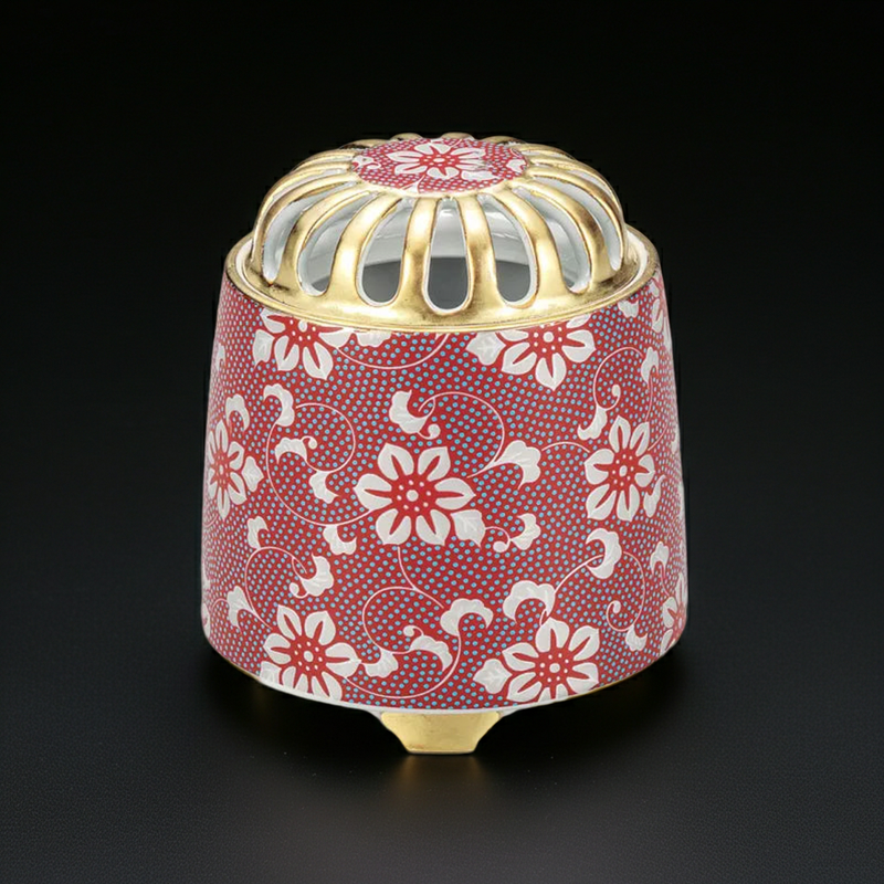 KUTANI WARE INCENSE BURNER