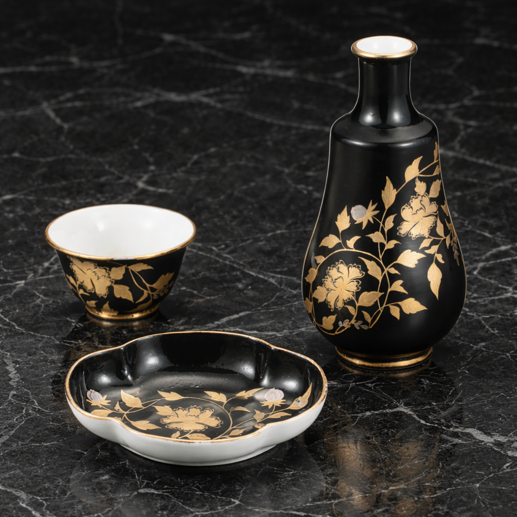 KUTANI WARE KINRANDE STYLE