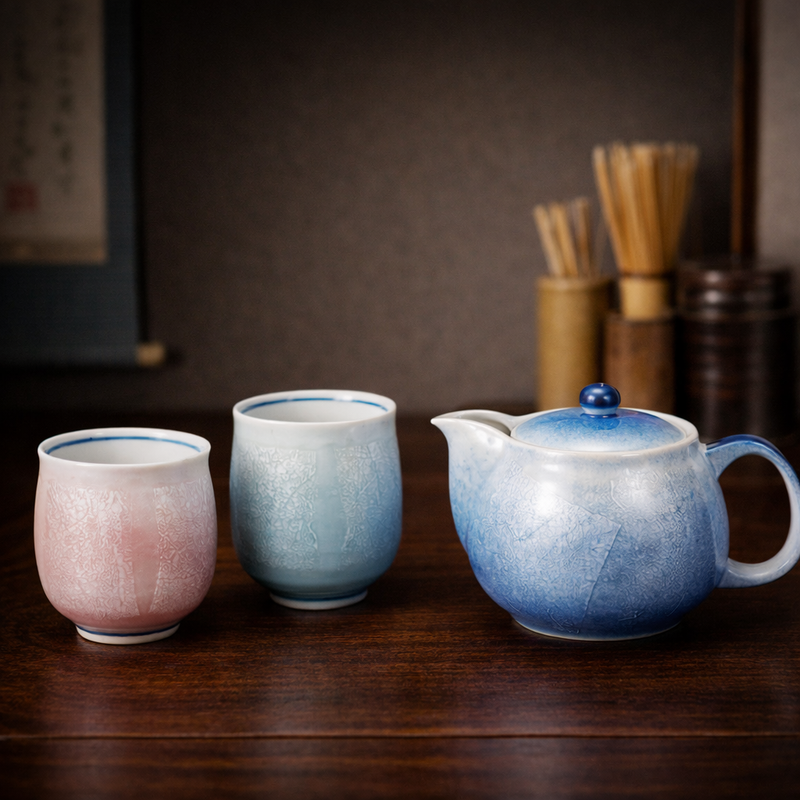 KUTANI WARE RELAXATION TEA SET