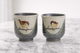 KUTANI WARE YUNOMI SET FUKUJAKU-ZU 