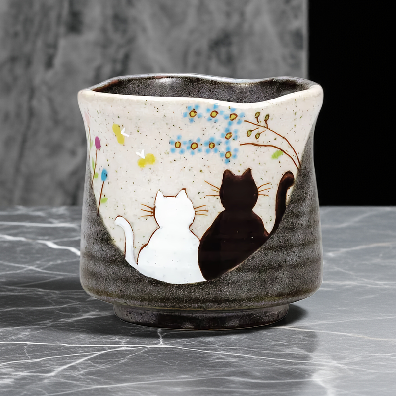 JAPANESE YUNOMI KUTANI  HIDAMARI / IROE YU