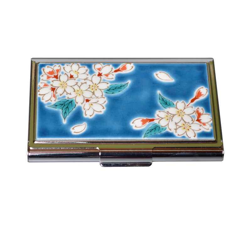KUTANI JAPANESE CARD CASE SAKURA /SEIKOU KLIN