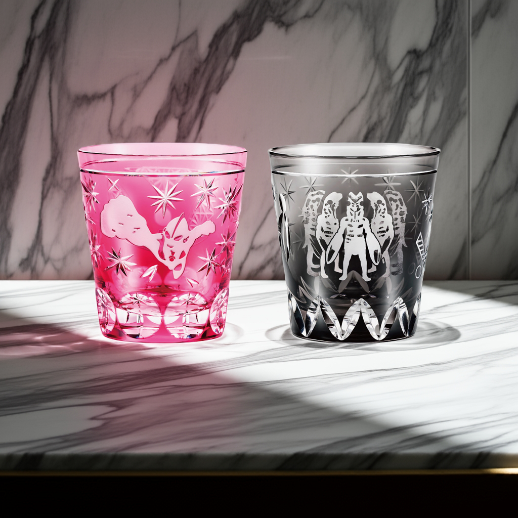 ULTRAMAN EDO KIRIKO GLASS
