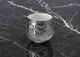 ARITA WARE ANTIQUE FINISH PURE SILVER HAMMERED “RINSEN” SENCHA TEA CUP BY RISOGAMA KILN